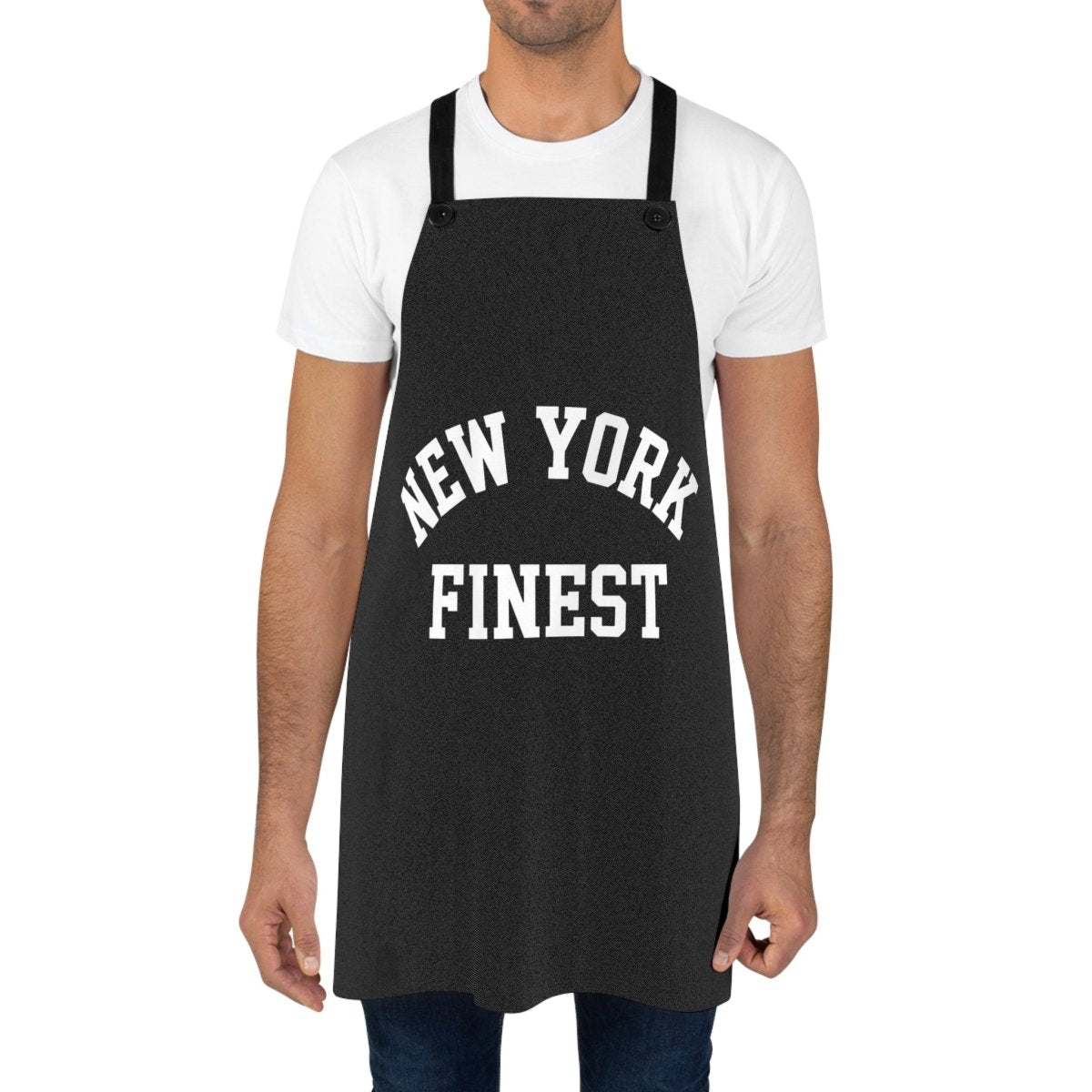New York Finest Apron - Black & White - Chinchilla Choons
